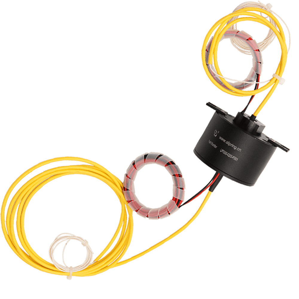 光纖混電集成旋轉接頭